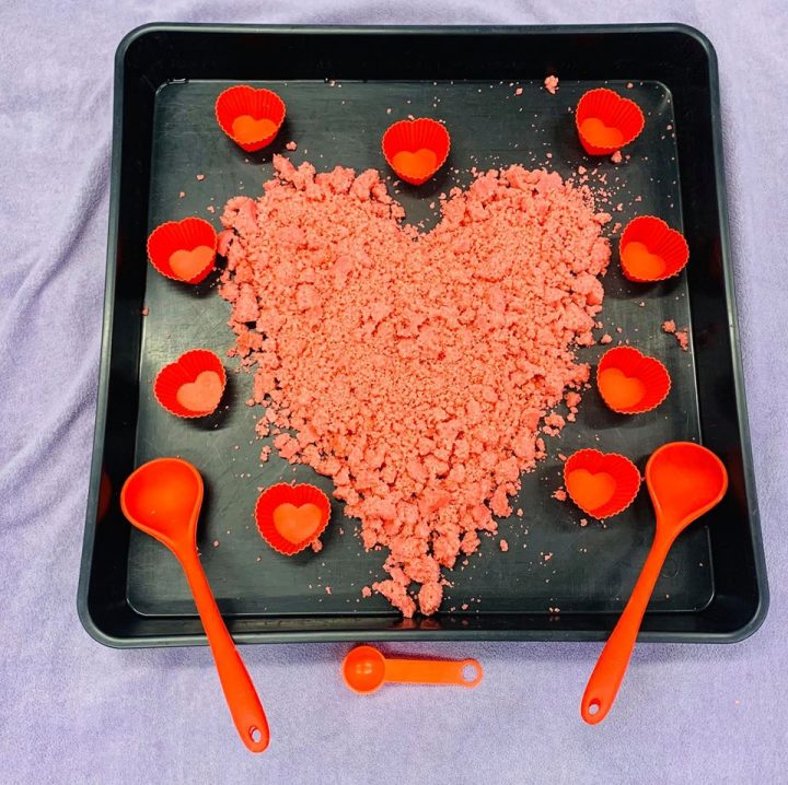 valentine's day tray