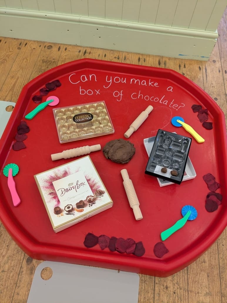 Valentine's Day Tuff Tray Ideas