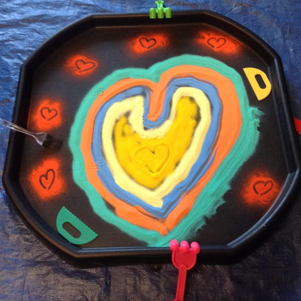 Valentine's Day Tuff Tray Ideas