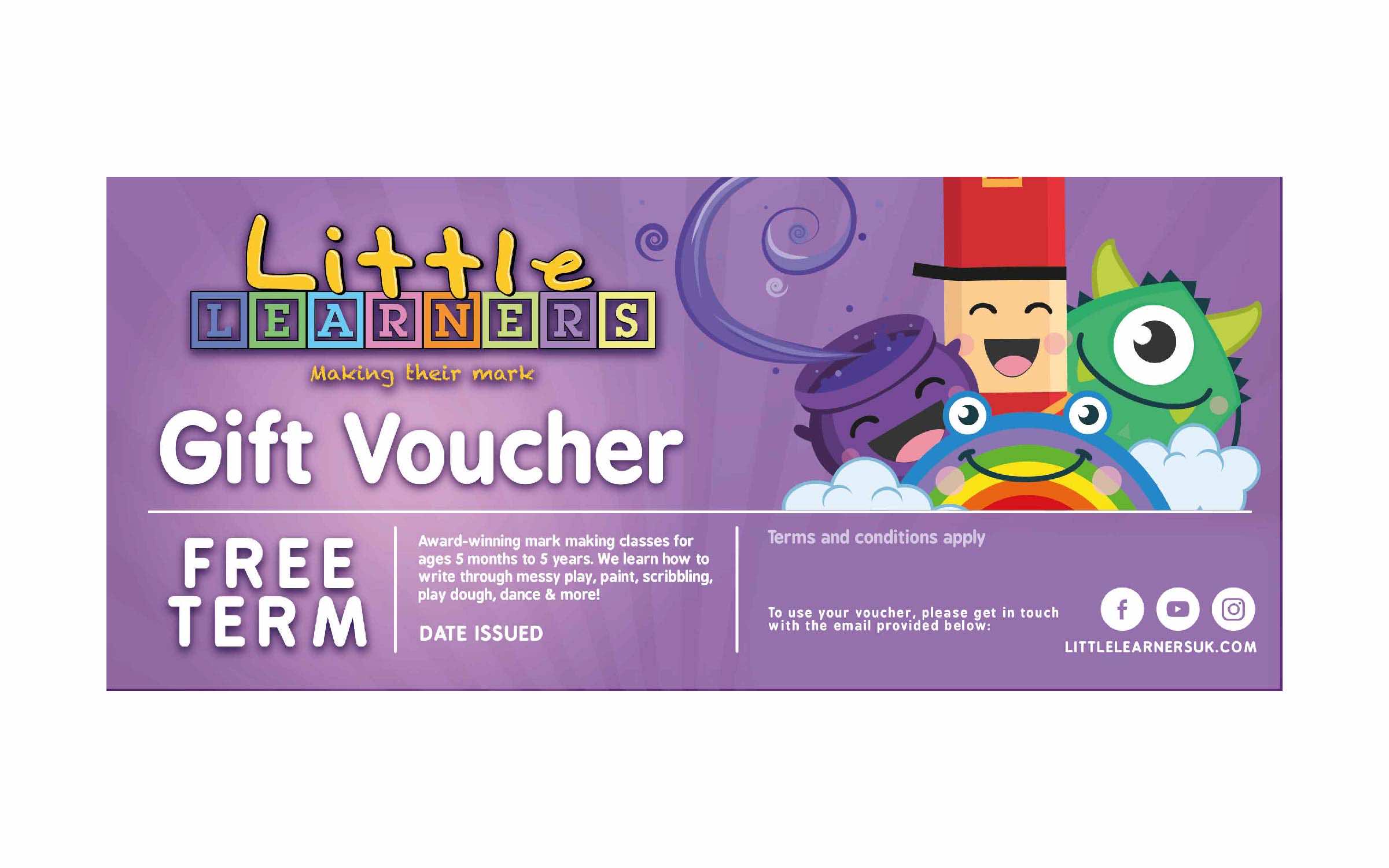 Gift Vouchers | Little Learners Gift Vouchers | Christmas Gift Idea!