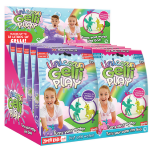 Unicorn Gelli Play with Unicorn Figures - Pink & Purple